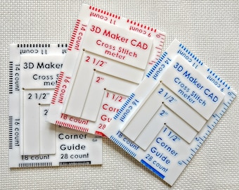 Cross Stitch Meter: Cloth Counter, Ruler & Corner Guide