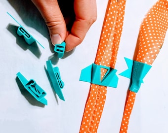 3D gedrucktes Schrägband Maker Set: Näh- & Quiltwerkzeug