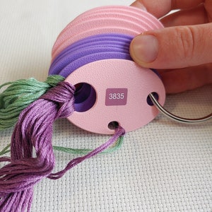 Floss drops, Thread Drops, Thread drops cross stitch, floss tags, embroidery, cross stitch, 3D printed floss drops, Oval Floss Drops