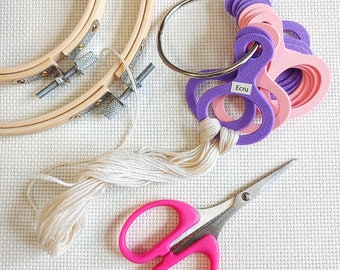 3D Printed Hugging Floss Drops: Cross Stitch Embroidery Organizer - Huggers NO Hole