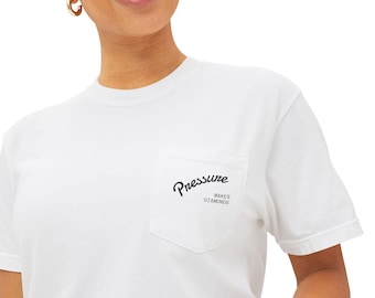 Pressure Makes Diamonds Jiu Jitsu Tee | Motivational BJJ Grappling Training Shirt