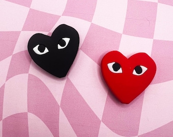 Heart With Eyes Etsy