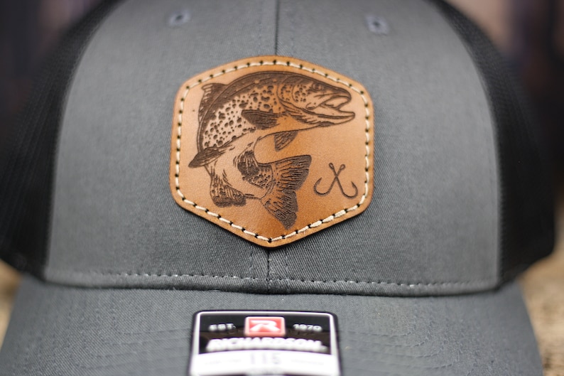 Richardson 115 Trout Leather Patch Hat / Fishing Hat / Fly Etsy