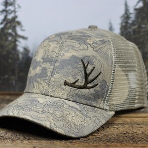 Whitetail Deer Antler Dri-Duck Hunting Cap: Lucky Outdoorsman Hat, Gift for Hunters