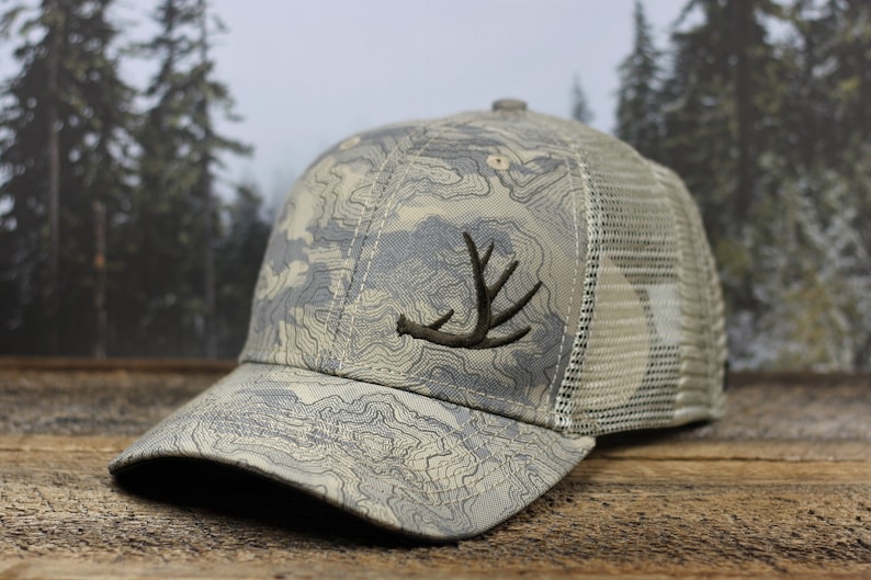 Whitetail Deer Antler Dri-Duck Hunting Cap: Lucky Outdoorsman Hat, Gift for Hunters