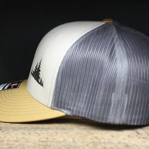 Embroidered Treeline Hat: Richardson 112 Trucker Cap