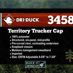 Whitetail Deer Antler Dri-Duck Hunting Cap: Lucky Outdoorsman Hat, Gift for Hunters