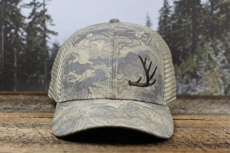 Whitetail Deer Antler Dri-Duck Hunting Cap: Lucky Outdoorsman Hat, Gift for Hunters