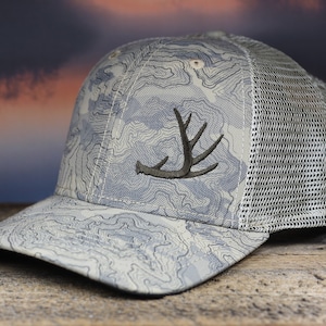 Whitetail Deer Antler Dri-Duck Hunting Cap: Lucky Outdoorsman Hat, Gift for Hunters