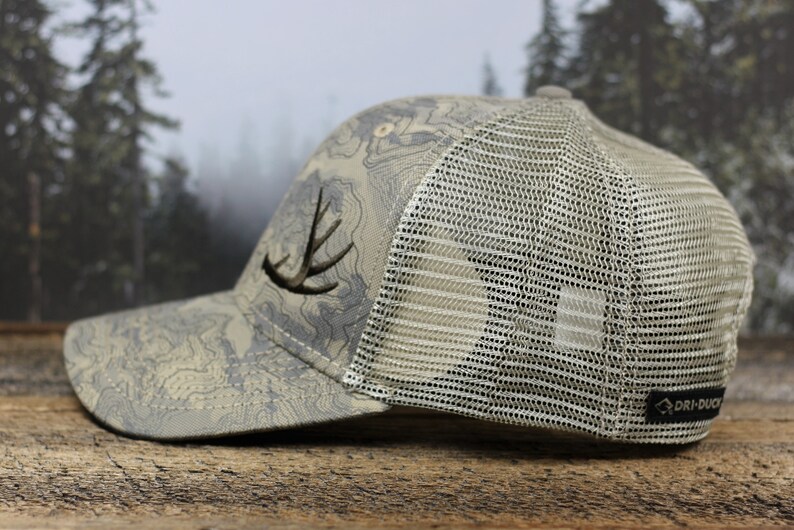 Whitetail Deer Antler Dri-Duck Hunting Cap: Lucky Outdoorsman Hat, Gift for Hunters