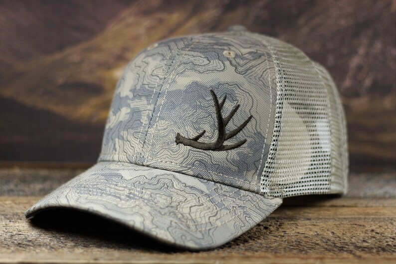 Whitetail Deer Antler Dri-Duck Hunting Cap: Lucky Outdoorsman Hat, Gift for Hunters