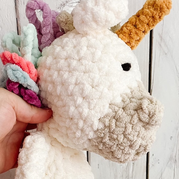 Unicorn Crochet, Amigurumi, Unicorn Stuffy, Unicorn Stuffed Animal, Stuffy, Lovey, Unicorn Lovey, Crochet Lovey, Crochet Amigurumi, Crochet