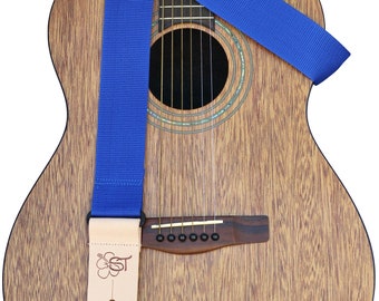 2" Guitar Strap - Blue