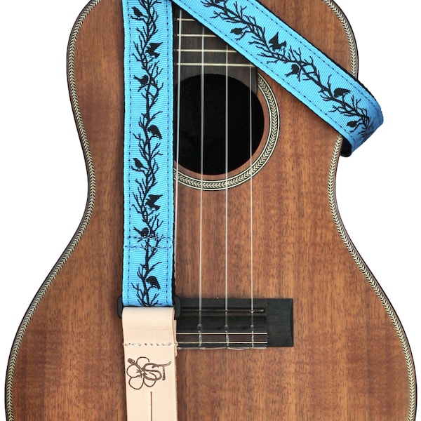 1" Ukulele Strap - Blackbirds