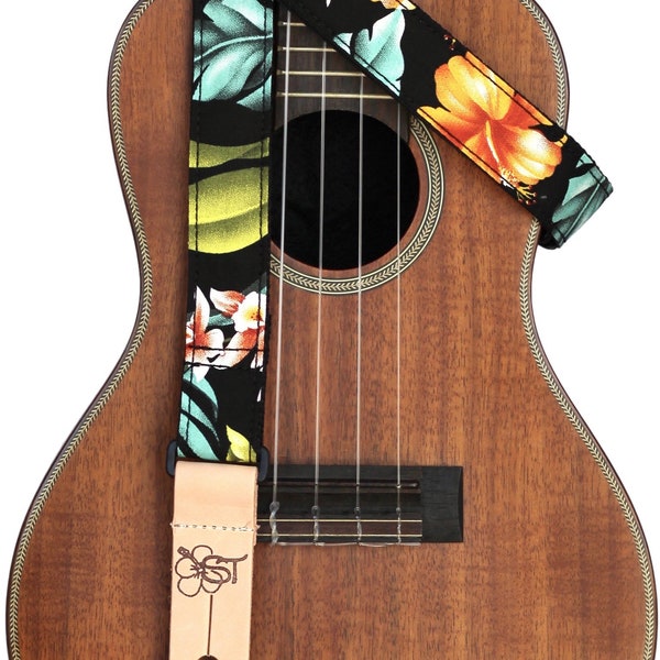 1" Ukulele Strap - Bird of Paradise