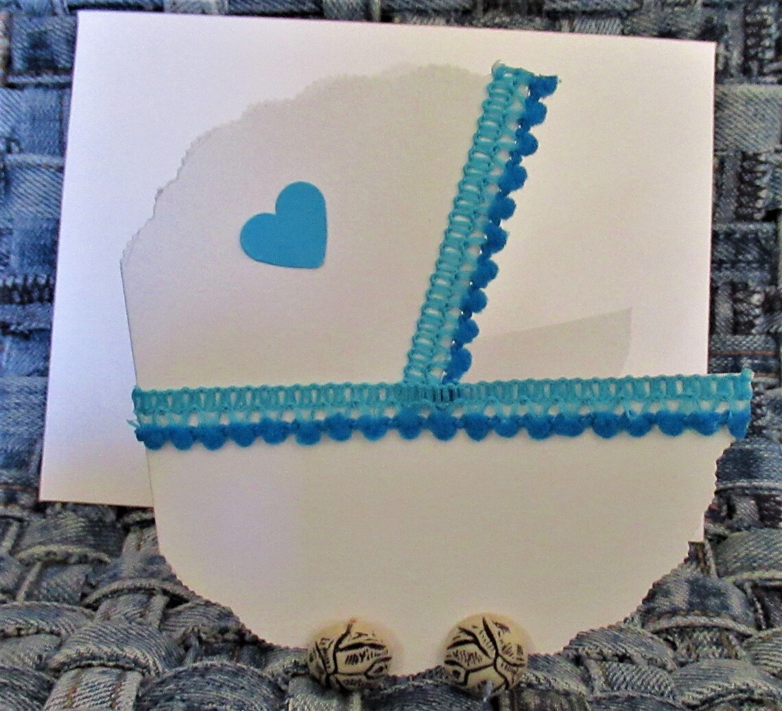 Baby Boy Handmade Card Etsy
