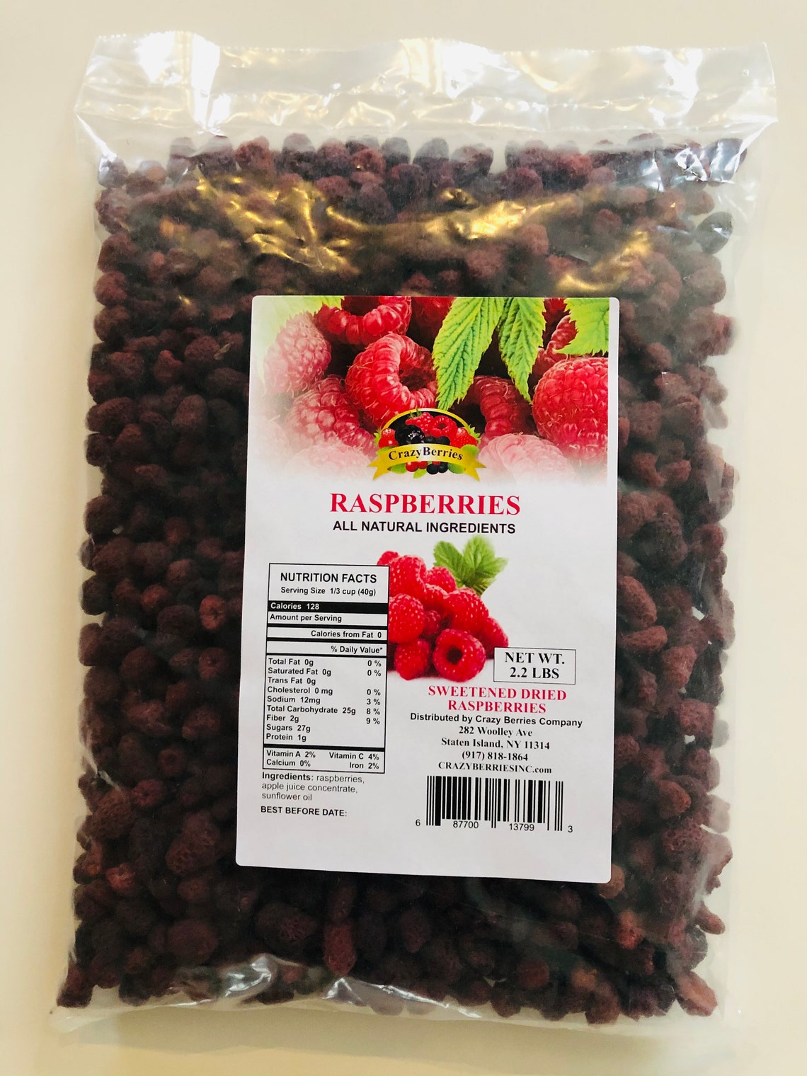 Dried Raspberries 2.2 lbs 1 KG Etsy