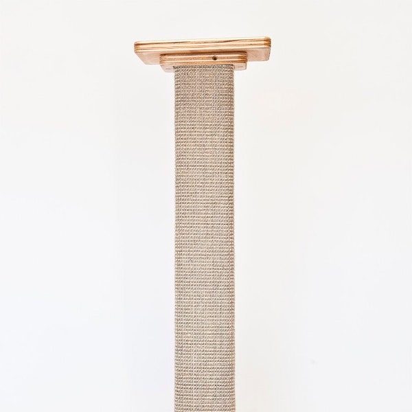 28" Natural Sisal Cat Scratching Post with Organic Catnip-Made in USA (Maple)