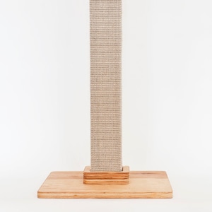 28" Natural Sisal Cat Scratching Post made with Organic Catnip-Made in the USA (Maple Classic)