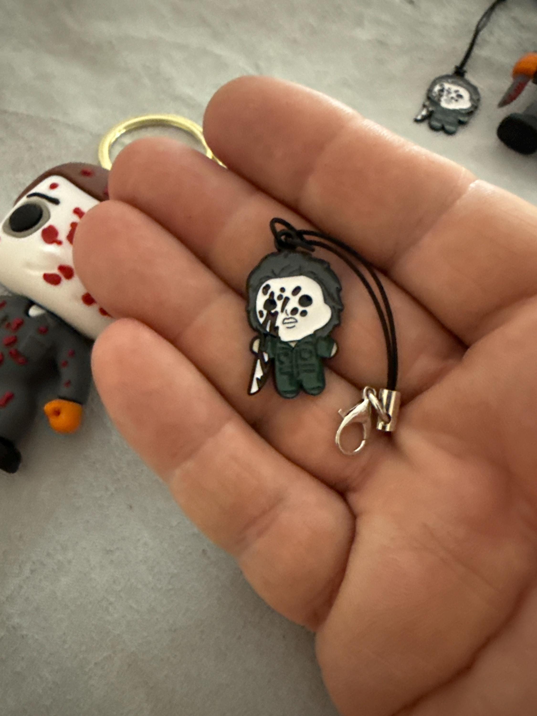 Horror Slasher Keychain Gift Set: Creepy Movie Charms - Etsy