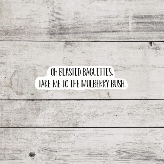 Blasted Baguettes - Zodiac Academy Sticker, Bookish Sticker, Book Accessories, Gift for Readers