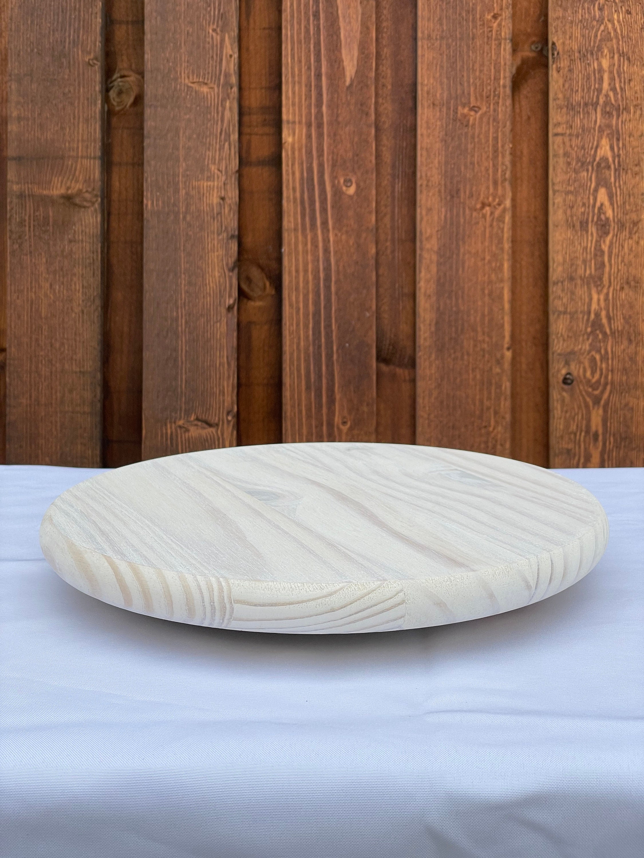 Lazy Susan Wood Cake Stand Cake Stand Cake Display Dessert Etsy