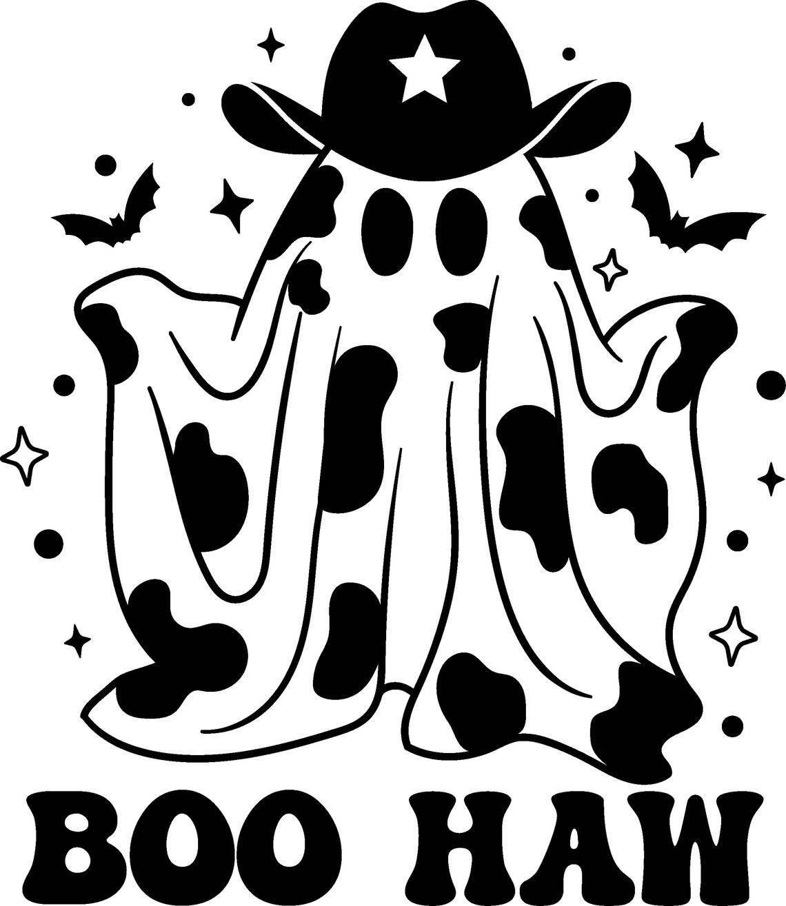 Boo HAW Png Svg Western Fall Png Svg Fall Sublimation - Etsy