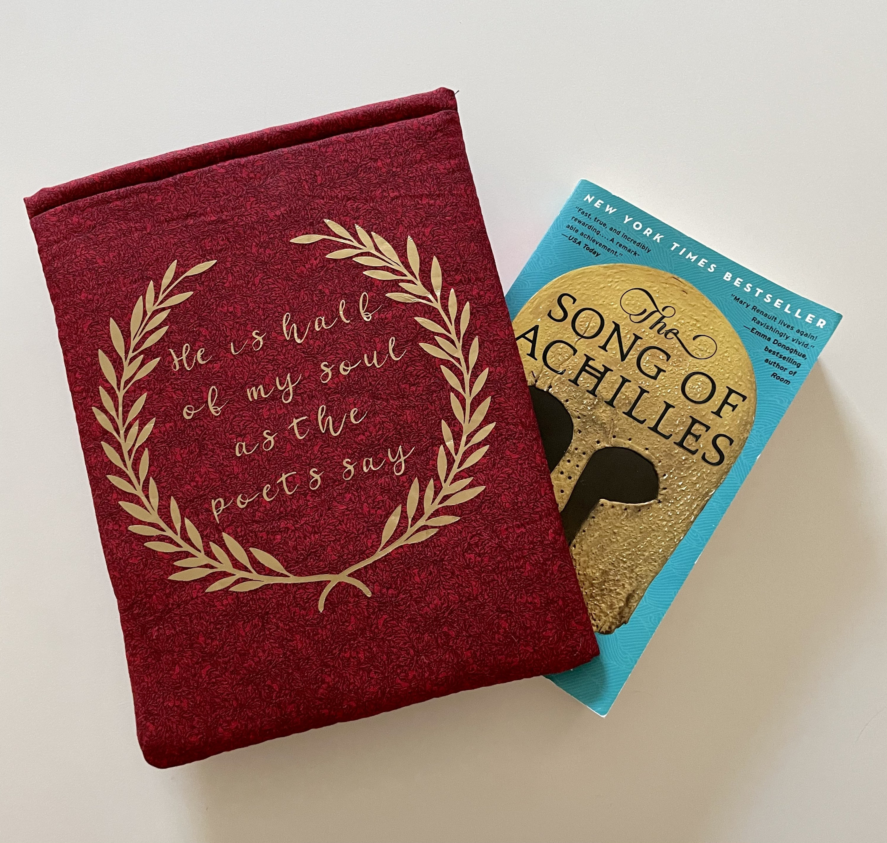 The Song Of Achilles Foam Padded Book Sleeve Paperback Etsy