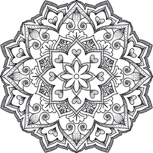 25 Mandala Colouring Pages - Printable - Digital Copy