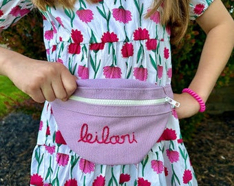 Embroidered Personalized Kid's Fanny Pack Crossbody Bag