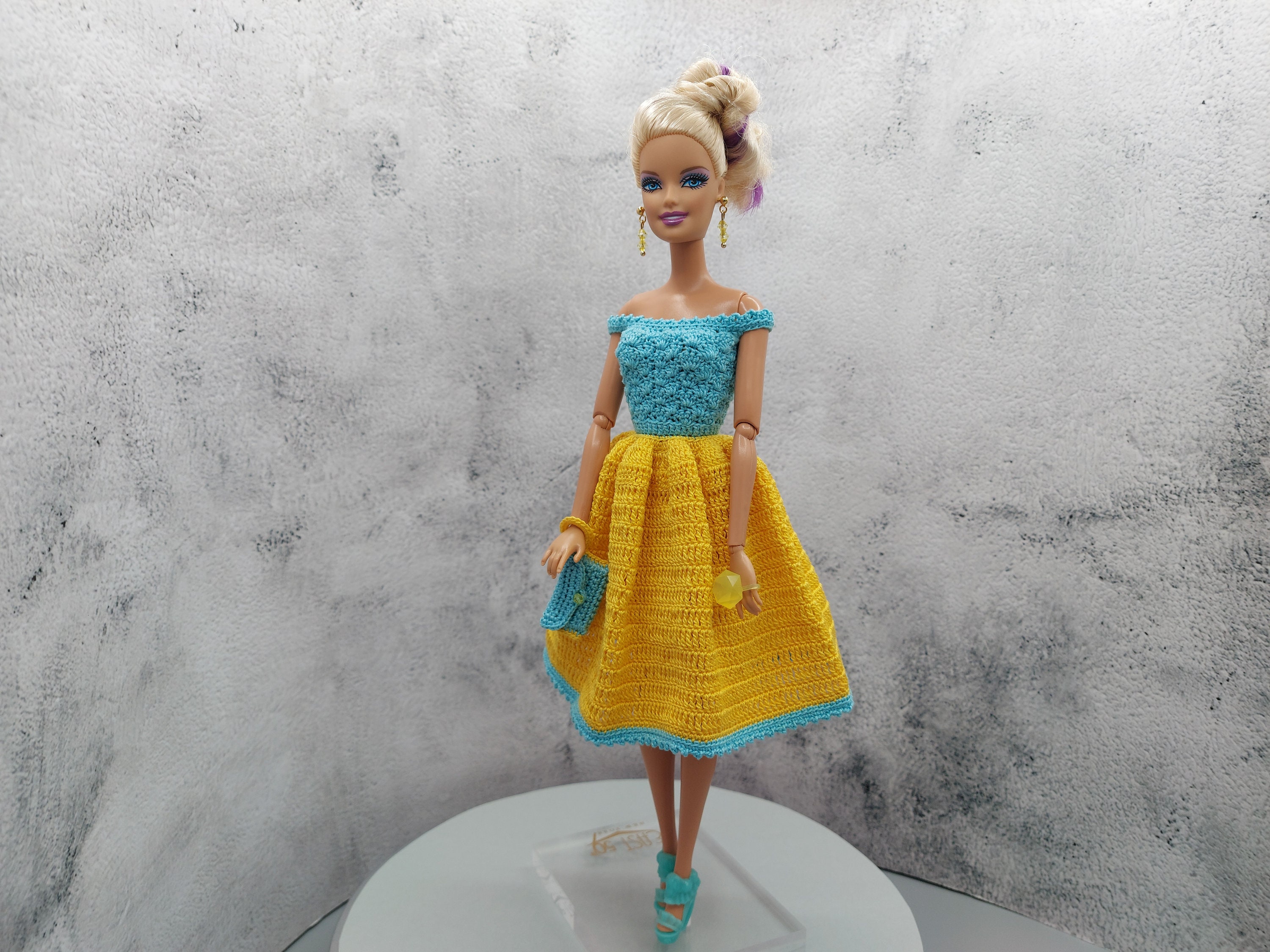 Blue Barbie Gown - Etsy Canada Blue Barbie Gown - Etsy Canada