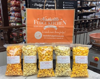 Gourmet Savory Popcorn Bundle 5 Bags Savory gift set, Dill Pickle, White Cheddar, Cheese Pizza, Barbeque, Cheddar corn Game day popcorn