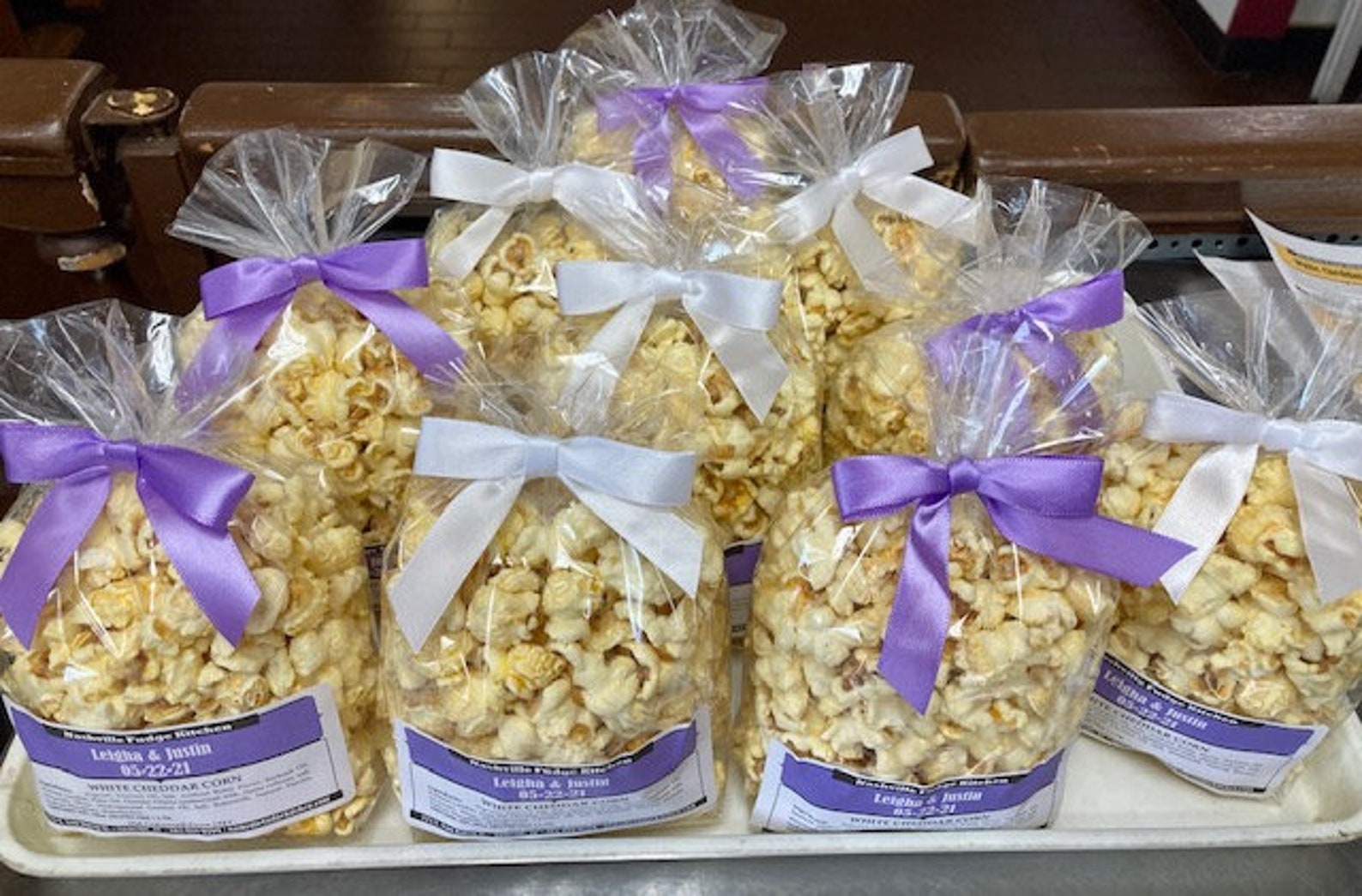 Custom Gourmet Popcorn Party Favor Bags Wedding Favor popcorn Etsy