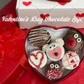 Valentine's Chocolate Covered Oreos | Heart Gift Box