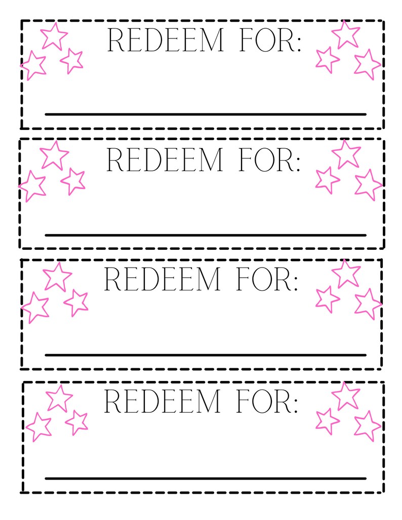 Blank Coupons to Gift - Etsy