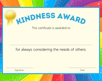 Kindness Award - Etsy