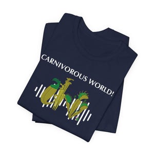 Men&#39;s It&#39;s a Carnivorous World Short Sleeve Tee, Carnivorous Plant Lover Gift