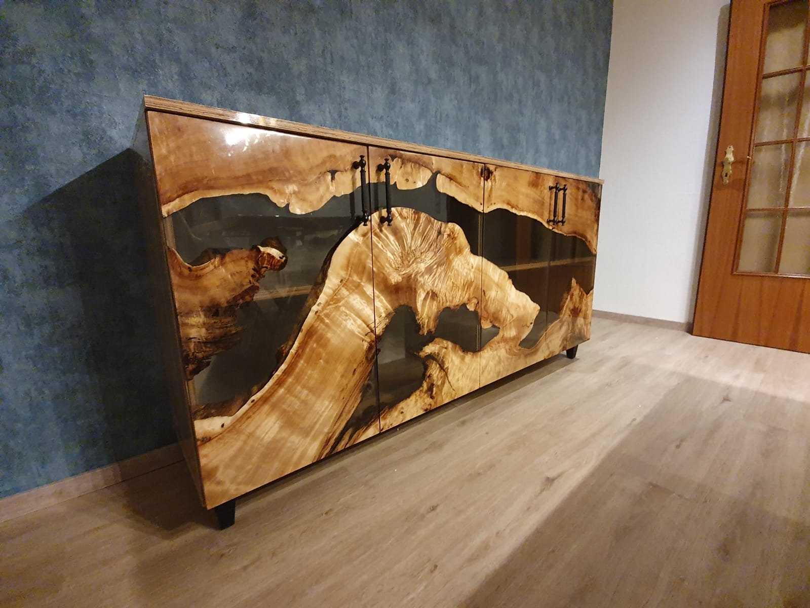 Special Production Wood Epoxy Console Dining Room Etsy