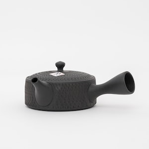 Handmade Tokoname Kyusu Teapot - 180cc Black Clay/ Tokoname