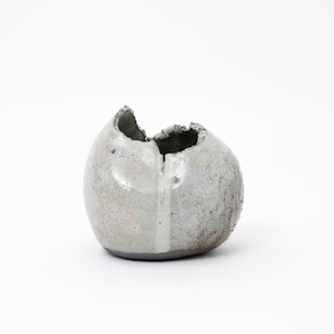 Handcrafted Wabi Sabi Tokoname-yaki Flower Vase from Japan