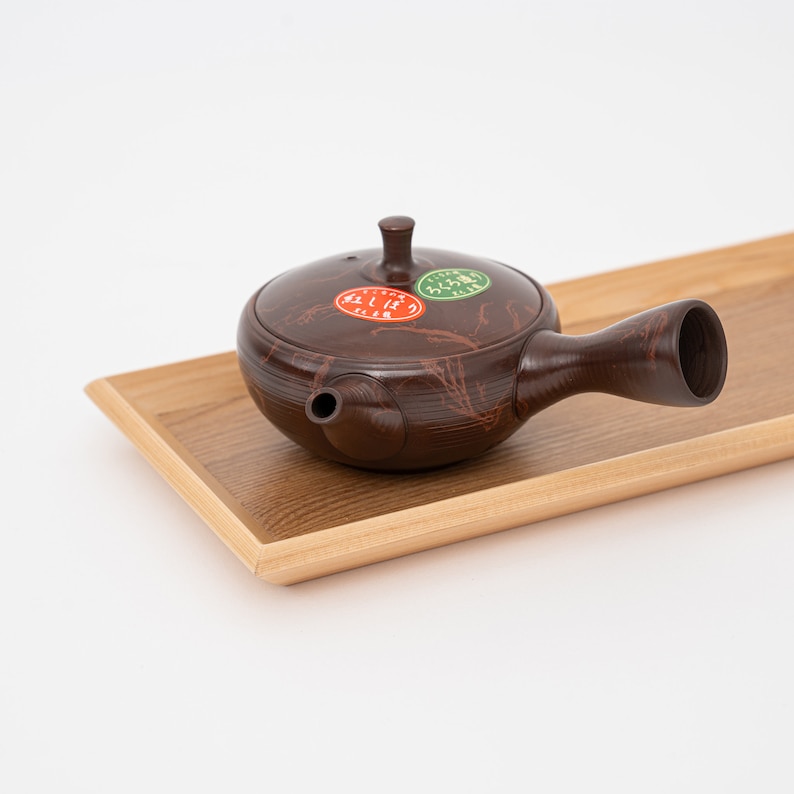 Handmade Tokoname Ware Japanese Kyusu Teapot - Thumbnail 2