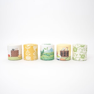 Washi Tea Canister - 5 Patterns |  Made in Japan | Japan Thank You Gift