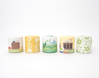 Washi Tea Canister - 5 Patterns