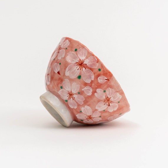 Hand-painted Sakura/cherry Blossom Small Bowl - Perfect for Hand-painted Sakura/cherry Blossom Small Bowl - Perfect for