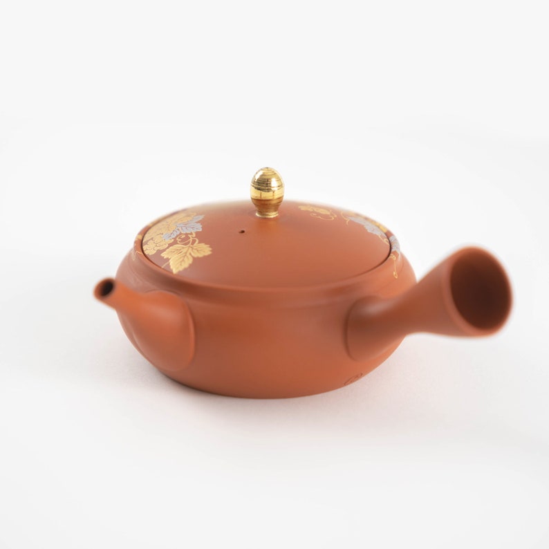 Handmade Tokoname x Kutani Japanese Teapot - Thumbnail 2