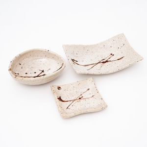 Handmade Japanese Porcelain Plates & Bowls - Elegant Square, Rectangular, and Oval Designs for Appetizers and Fine Dining