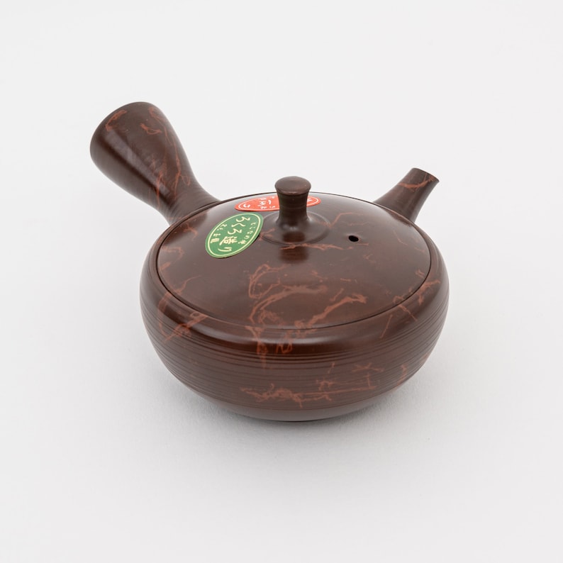 Handmade Tokoname Ware Japanese Kyusu Teapot - Thumbnail 3