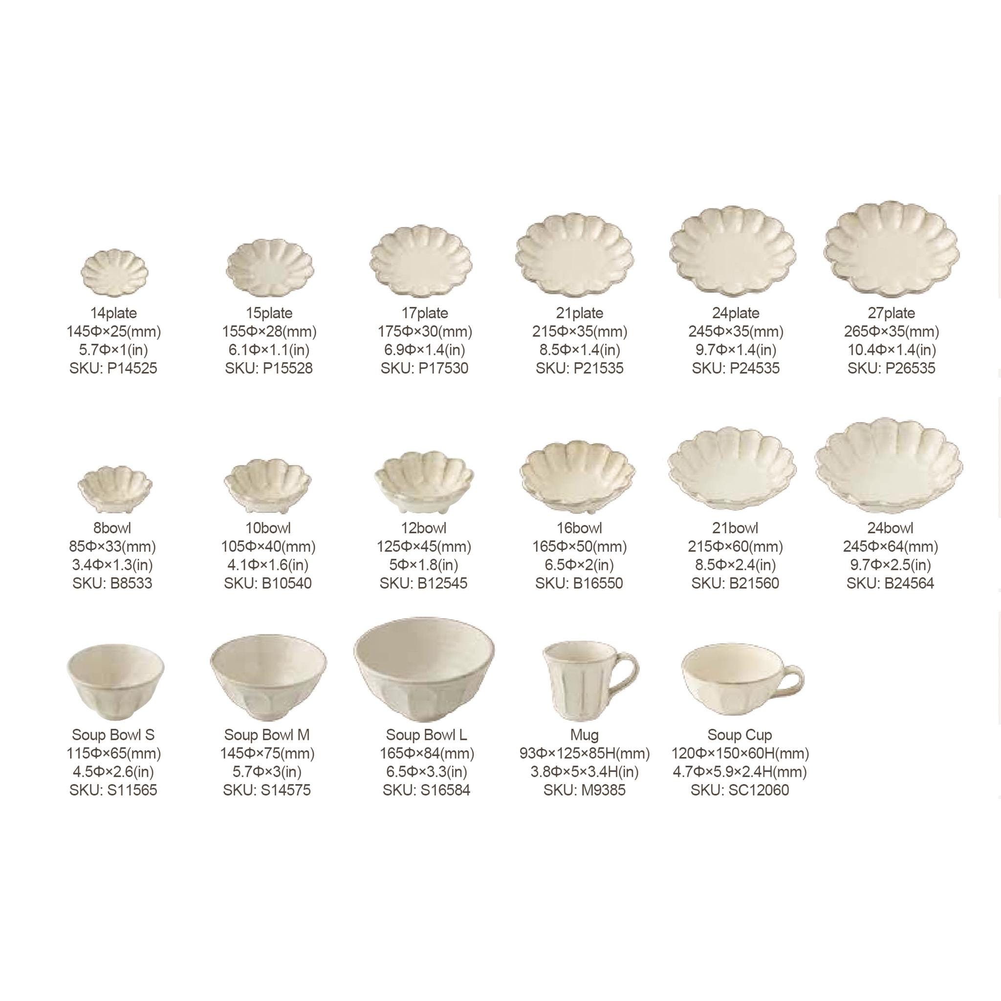 TOKO HF White Limited Edition 3個セット Handmade Japanese KANEKO KOHYO White Rinka Bowl Plate Holiday Gift