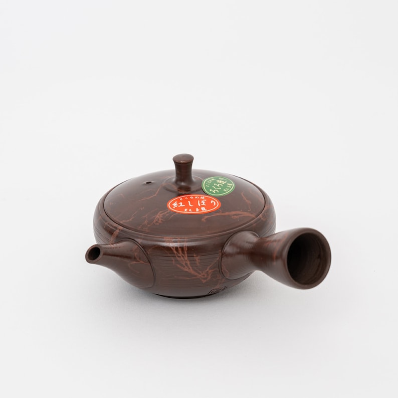 Handmade Tokoname Ware Japanese Kyusu Teapot