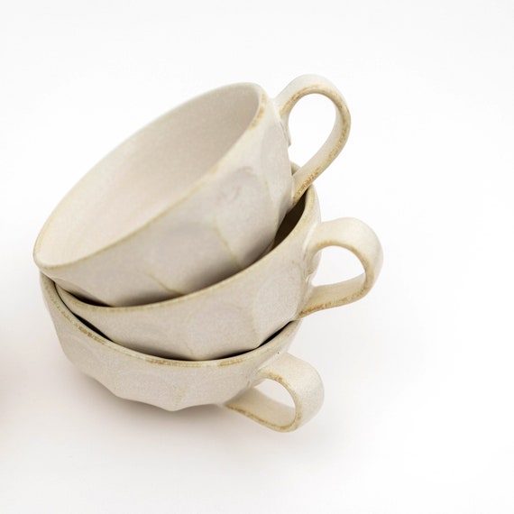 Handmade Japanese KANEKO KOHYO White Rinka Bowl Plate Holiday Gift